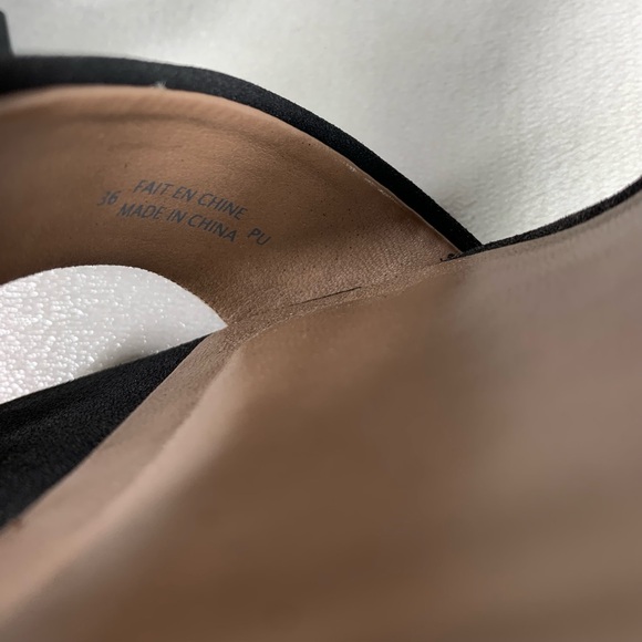 NWT Matt & Nat Women’s Elodie Square Toe Heeled Sandal in Black Size 5 - Picture 6 of 9